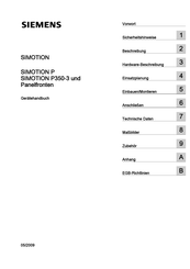 Siemens SIMOTION P350-3 Gerätehandbuch