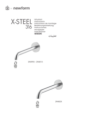 Newform X-STEEL 29482 Serie Bedienungsanleitung