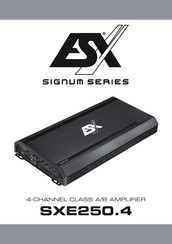 ESX Signum SXE250.4 Bedienungsanleitung