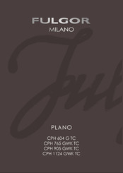 Fulgor Milano CPH 604 G TC Bedienungsanleitung