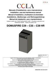 Cola DOMUSFIRE C39 HR Installations-, Bedienungs- Und Wartungsanleitung