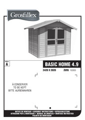 Grosfillex BASIC HOME 4.9 Aufbauanleitung