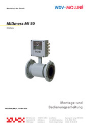WDV-Molliné MIDmess MI 50 Montage- Und Bedienungsanleitung