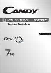 Candy GCC 770NBT Bedienungsanleitung