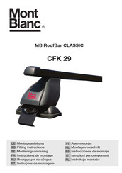Mont Blanc MB RoofBar CLASSIC CFK 29 Montageanleitung