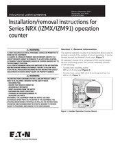 Eaton Serie NRX Montageanweisungen