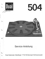 Dual 504 Serviceanleitung