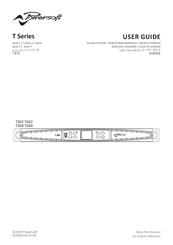 powersoft T Serie Benutzerhandbuch