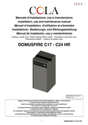 Cola DOMUSFIRE C24 HR Installations-, Bedienungs- Und Wartungsanleitung
