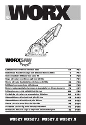 Worx WX527 Originalbetriebsanleitung