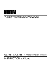 TTI QL355T Bedienungsanleitung