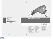 Bosch AdvancedRecip 18 Originalbetriebsanleitung