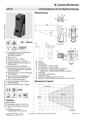 Leuze electronic LES 36 Bedienungsanleitung