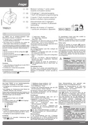 Hager TRB521 Bedienungsanleitung