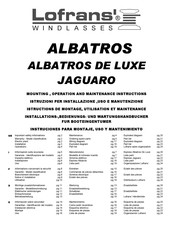 Lofrans ALBATROS Installations-, Bedienungs- Und Wartungsanleitung