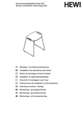 Hewi 950.51.300 Serie Montage- Und Gebrauchsanleitung
