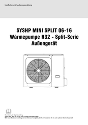SystemAir SYSHP MINI SPLIT 12 Installations- Und Bedienungsanleitung