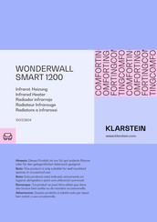 Klarstein WONDERWALL SMART 1200 Bedienungsanleitung