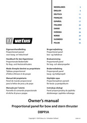 Vetus DBPPJA Handbuch Für Den Eigentümer