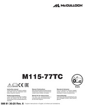 McCulloch M115-77TC Bedienungsanleitung