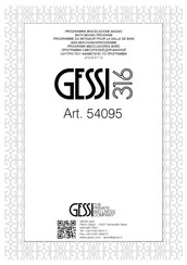 Gessi 316 54095 Montageanleitung