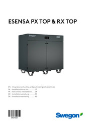 Swegon ESENSA PX TOP Installationsanleitung