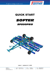 Farmet SOFTER SF800PRO Schnellstart