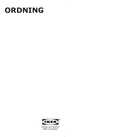 IKEA ORDNING AA-2096924-1 Bedienungsanleitung