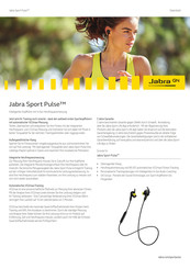 Jabra Sport Pulse Kurzanleitung
