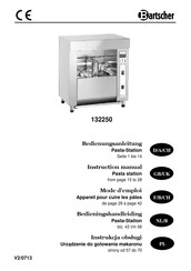 Bartscher 132250 Bedienungsanleitung