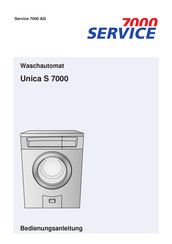 Service 7000 Unica S 7000 Bedienungsanleitung