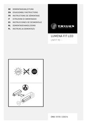 TRILUX LUMENA FIT LED LNFIT 90-Serie Demontageanleitung