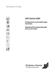 Endress+Hauser ASP-Station 2000 Bedienungsanleitung