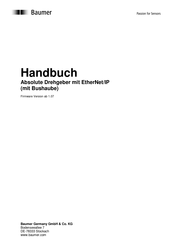 Baumer HMG10-B Handbuch