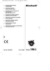 EINHELL RT-CS 190 L Originalbetriebsanleitung