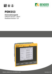 Bender LINETRAXX PEM353 Handbuch