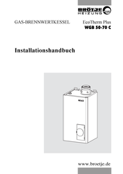 BROTJE EcoTherm Plus WGB 50 C Installationshandbuch