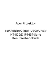 Acer HV750 Benutzerhandbuch