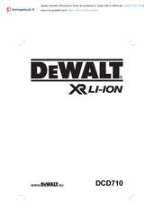 DeWalt DCD710N Bedienungsanleitung