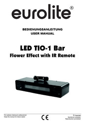 EuroLite LED TIO-1 Bar Bedienungsanleitung