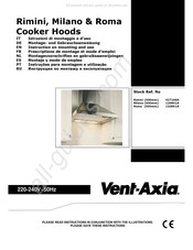 Vent-Axia 427166A Montage- Und Gebrauchsanweisungen