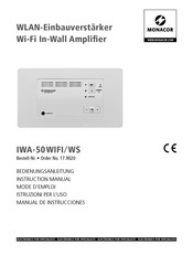 Monacor IWA-50WIFI/WS Bedienungsanleitung