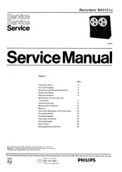 Philips N4512/00 Service Manual