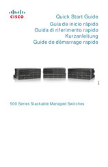 Cisco SG500XG-8F8T Kurzanleitung