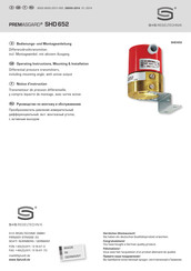S+S REGELTECHNIK PREMASGARD SHD652 Bedienungs- Und Montageanleitung