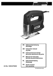 Bruder Mannesmann Werkzeuge 12555-STS350 Gebrauchsanweisung