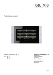 Jung Smart Control 15 Produktdokumentation