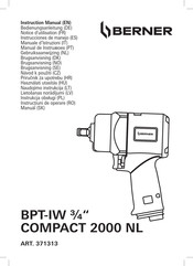 Berner BPT-IW 3/4 COMPACT 2000 NL Bedienungsanleitung