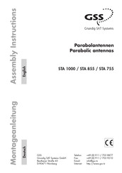 GSS STA 755 Montageanleitung