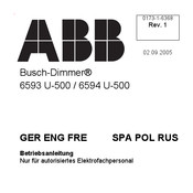ABB 6593 U-500 Betriebsanleitung